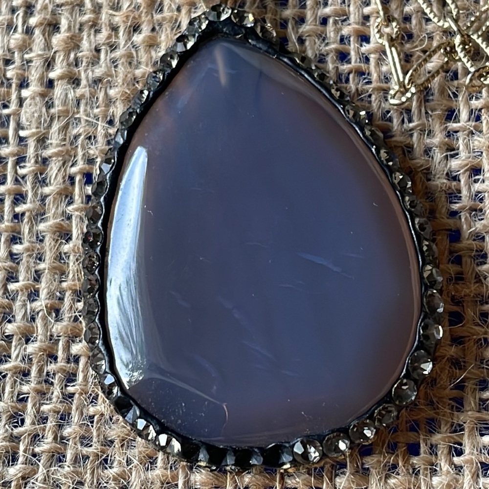 Vintage agate necklace - Picture 2 of 5